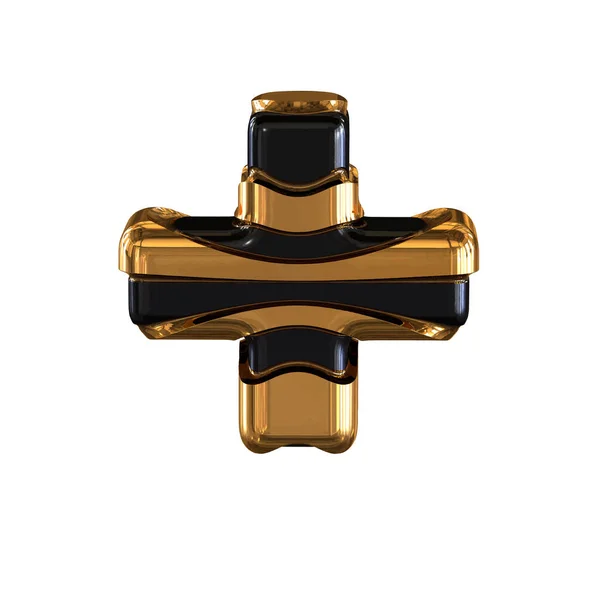 Black Gold Symbol — Stockový vektor