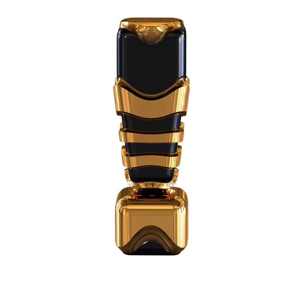 Black Gold Symbol — Vector de stock