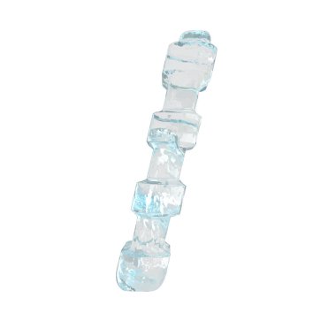 Ice symbol with thick horizontal straps