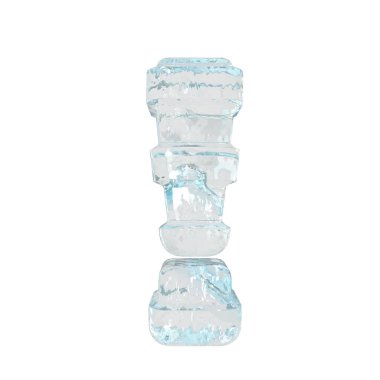 Ice symbol with thick horizontal straps
