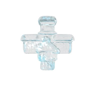 Ice symbol with thick horizontal straps