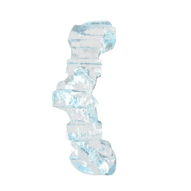 Ice symbol with thick horizontal straps