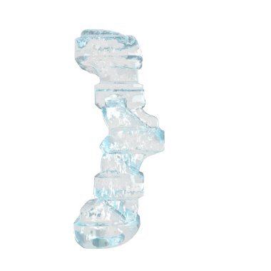 Ice symbol with thick horizontal straps