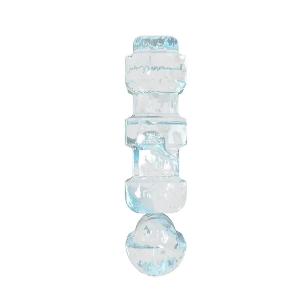 Ice symbol with thick horizontal straps