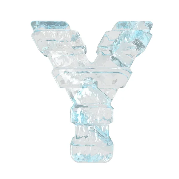 Ice Symbol Thick Horizontal Straps Letter — 스톡 벡터