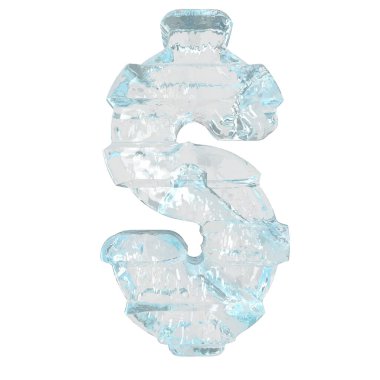 Ice symbol with thick horizontal straps