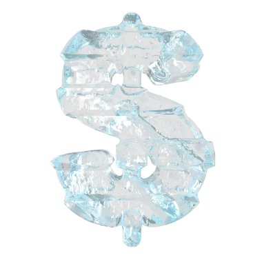 Ice symbol with thick horizontal straps