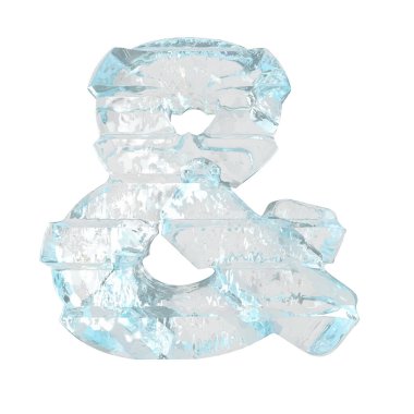 Ice symbol with thick horizontal straps