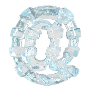 Ice symbol with thick horizontal straps