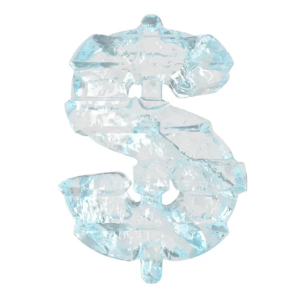 Символ Льоду Товстими Горизонтальними Стрічками — стоковий вектор