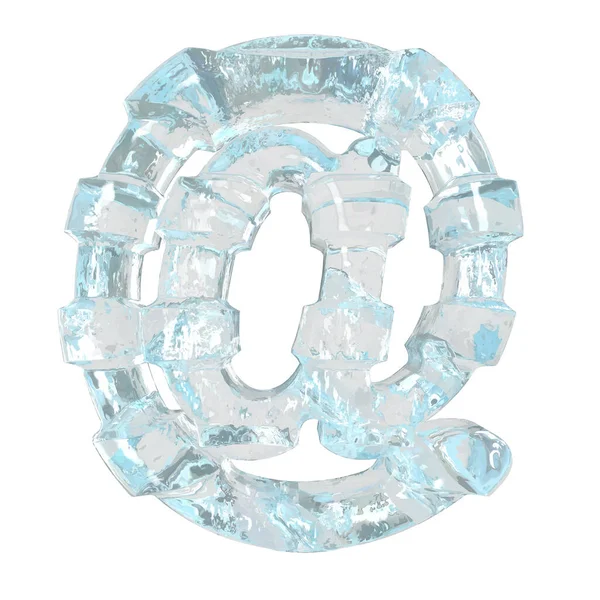 Ice symbol with thick horizontal straps