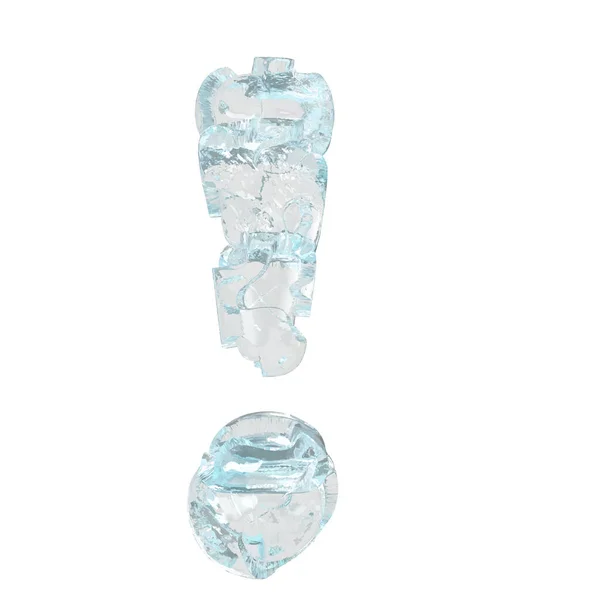 Symbol Made Transparent Ice — Stok Vektör