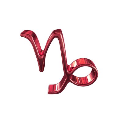 Zodiac sign. Astrological 3D symbol