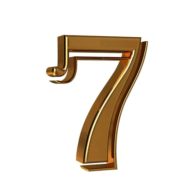 Symbol Made Gold Number — Image vectorielle