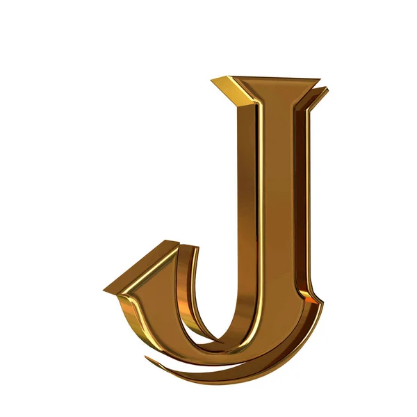 Symbol Made Gold Letter — Vetor de Stock