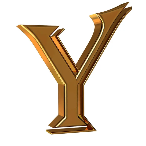 Symbol Made Gold Letter — 스톡 벡터