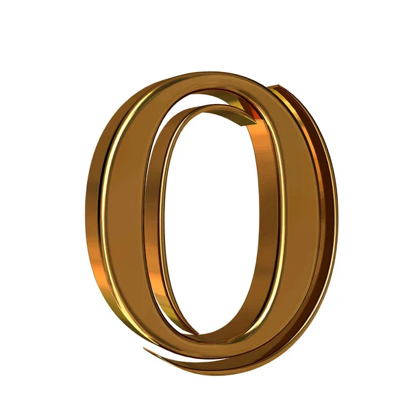 Symbol Made Gold Letter — Vettoriale Stock