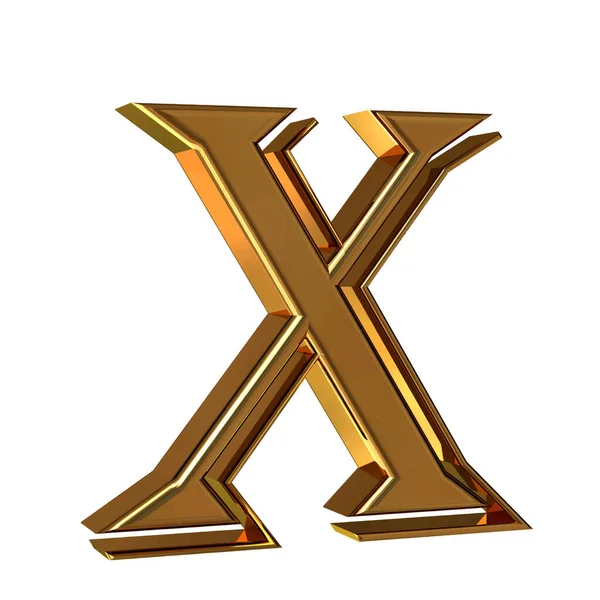 Symbol Made Gold Letter — Stockový vektor