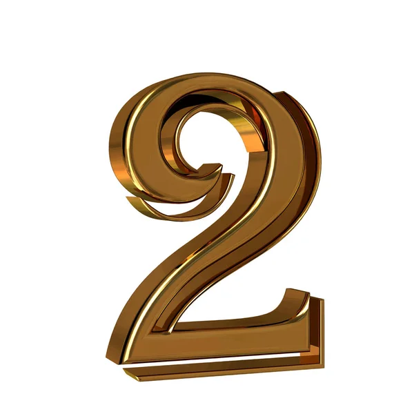 Symbol Made Gold Number — Vettoriale Stock