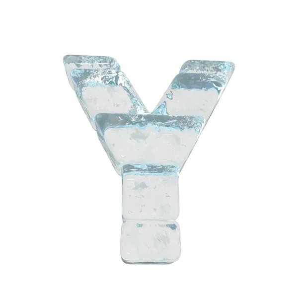 Ice Symbol Made Horizontal Blocks Letter — Archivo Imágenes Vectoriales