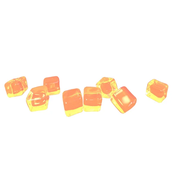 Cubes Made Ice — Vetor de Stock