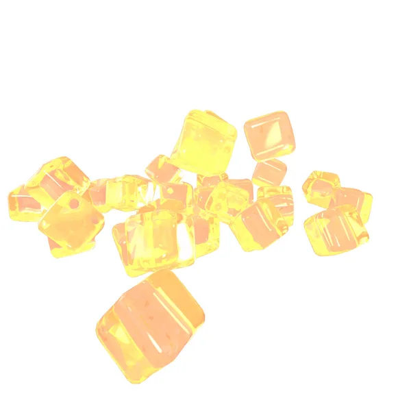Cubes Made Ice — Stok Vektör