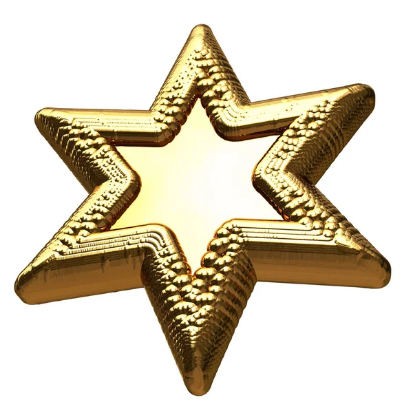 Gold Star Made Spheres — Vetor de Stock