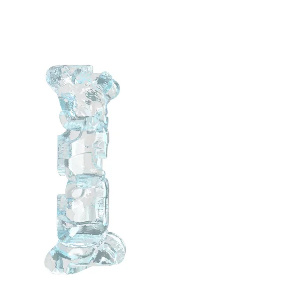Symbol Made Broken Ice Letter — Image vectorielle