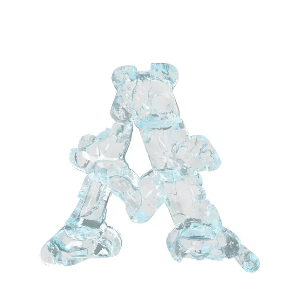 Symbol Made Broken Ice Letter — Image vectorielle