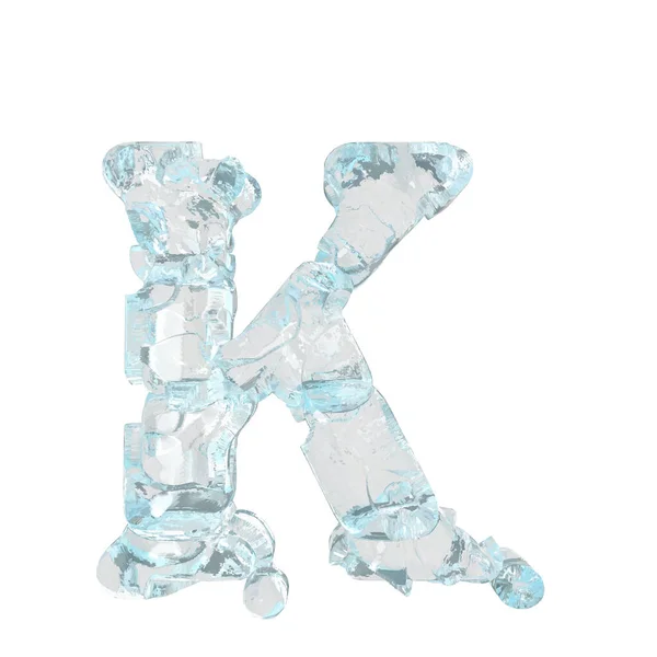 Symbol Made Broken Ice Letter — Stockvector