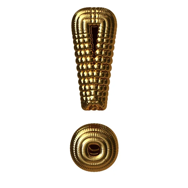 Symbol Made Gold Spheres — Archivo Imágenes Vectoriales