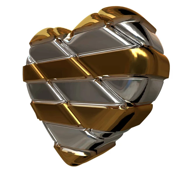  Heart 3d in a frame