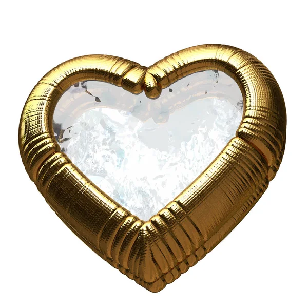  Heart 3d in a frame
