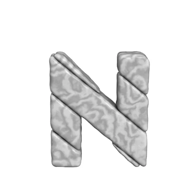 Symbol Made Marble Letter — Stockvektor