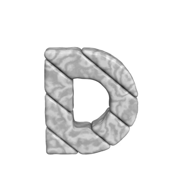 Symbol Made Marble Letter — Stockvektor