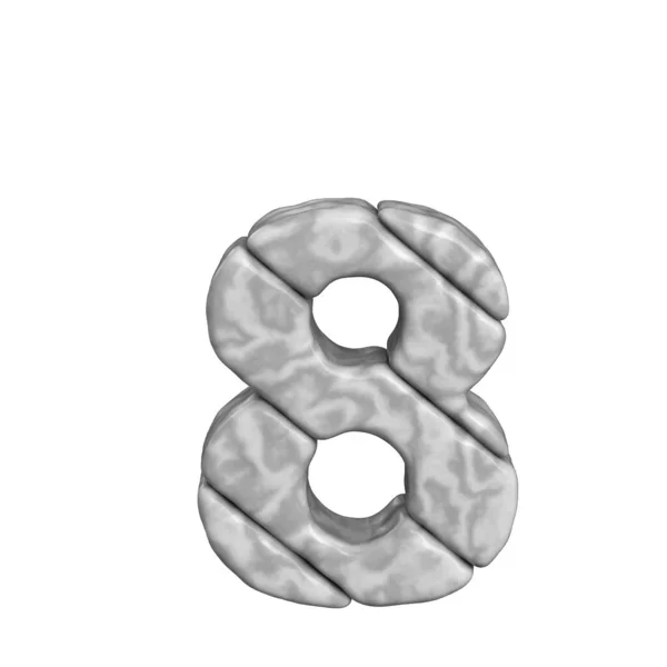 Symbol Made Marble Number — Διανυσματικό Αρχείο