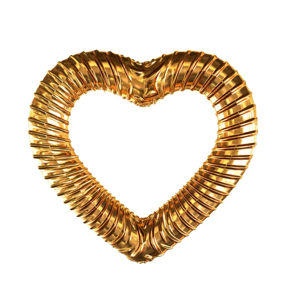 Symbol made in the form of a 3D heart