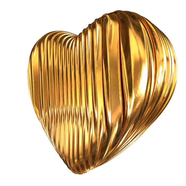 Symbol made in the form of a 3D heart