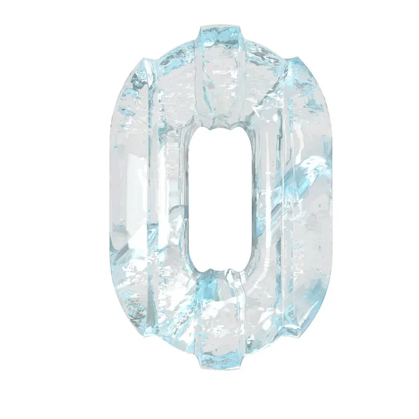 Simbolo Ice Con Spesse Cinghie Verticali Numero — Vettoriale Stock