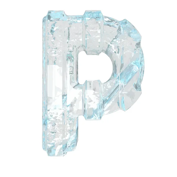 Simbolo Ice Con Spesse Cinghie Verticali Lettera — Vettoriale Stock