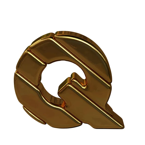 Χρυσό Σύμβολο Από Ράβδους Χρυσού Γράμμα — Διανυσματικό Αρχείο