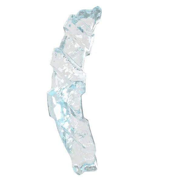 Σύμβολο Πάγου Διαγώνια Παχιά Λουριά — Διανυσματικό Αρχείο