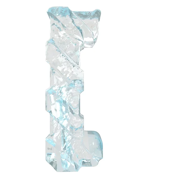 Ice Symbol Diagonal Thick Straps — Stock Vector