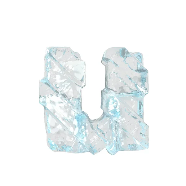 Символ Льоду Діагональними Товстими Стрічками Лист — стоковий вектор