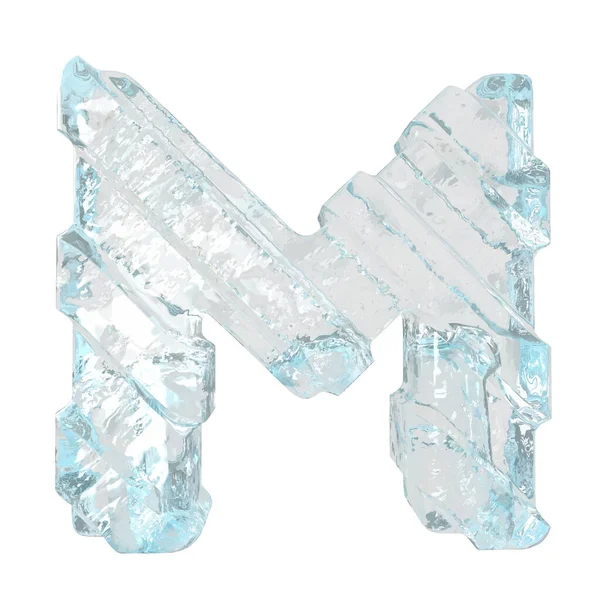 Символ Льоду Діагональними Товстими Стрічками Літера — стоковий вектор