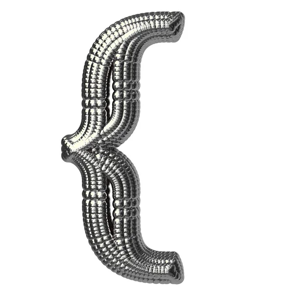 Symbol Aus Silbernen Kugeln — Stockvektor
