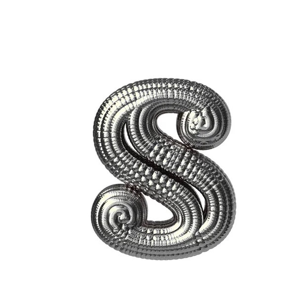 Symbol Aus Silberkugeln Buchstaben — Stockvektor