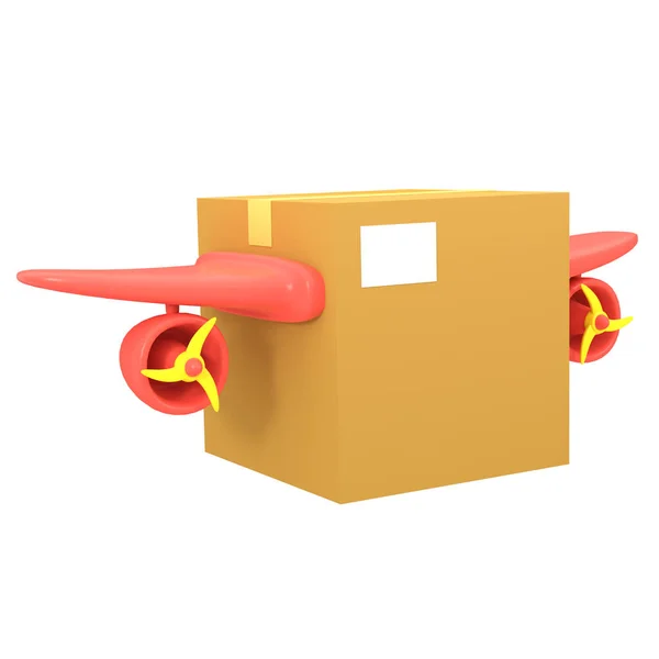 Render Express Delivery Service Icon Isolated Useful Commerce Online Shop — Stock Photo, Image