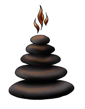 Beş sıcak taşın piramidi