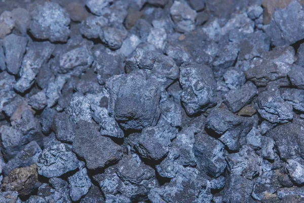 Matlagning Coal Blue Shade Industriell Fossil För Bränsle Och Metall — Stockfoto